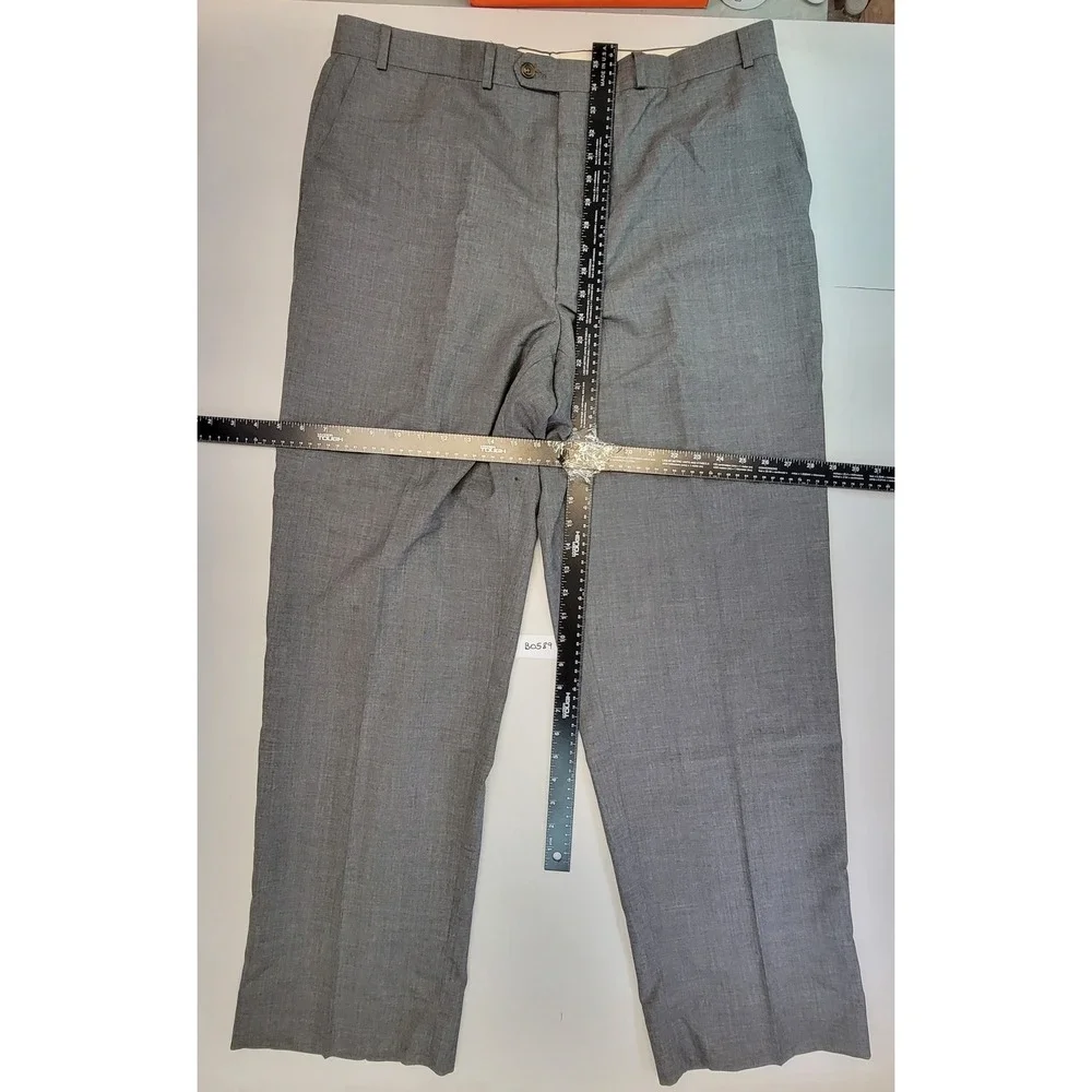 Lauren Ralph Lauren Men's Gray Super 100s Wool‎ Blend Dress Pants Size 40x32